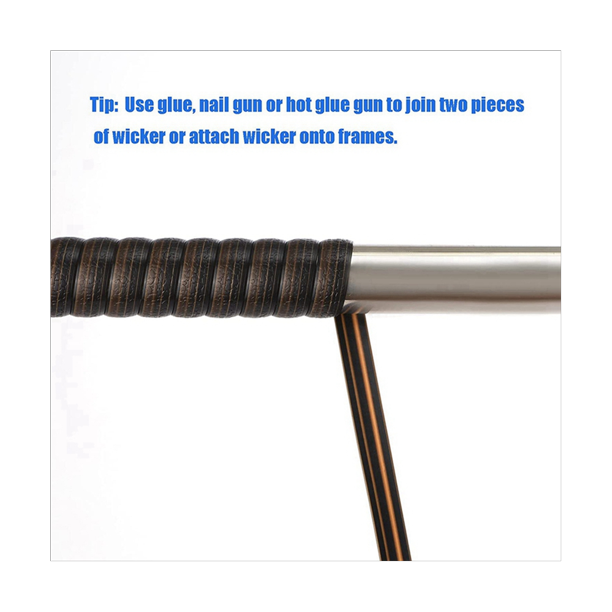 Wicker Repair Kit, Plastic Rattan for Repair Flat Wicker Furniture