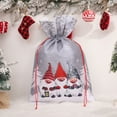 thumbnail image 4 of Billuyoard Bolsa de regalo Decoración de Navidad Suministros de vacaciones Accesorios para el hogar de gran capacidad Decoraciones de hotel Titular de Kits de decoración para fiestas Gris Billuyoard HA069912-02, 4 of 6
