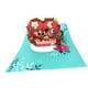 thumbnail image 2 of Tarjetas del Día de San Valentín con sobre, corazón, flor, dulces tarjetas de felicitación 3D para festival, aniversario, Día del Padre, esposa, novia, 2 of 9