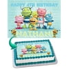 Henry Hugglemonster Edible Cake Image Topper Personalized Picture 1/4 Sheet (8"x10.5")