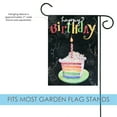 thumbnail image 3 of Toland Home Garden Rainbow Cake Birthday Party Birthday Flag Double Sided 12x18 Inch, 3 of 5