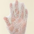 thumbnail image 6 of Jiibva Flip Flop Socks 1 Pairs Lace Toe Socks Women Tabi Geta Socks Hollow Out Mesh High Tube Cotton Socks With Separate Fingers, 6 of 7