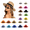 Black, variant on 18 Color Straw Panama Roll Hat Wide Brim Straw Panama Hat Fedora Summer Beach Hat Straw Sun Hat Women's Summer Sun Sat
