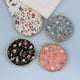thumbnail image 1 of Espejo de maquillaje pequeño portátil plegable de doble cara con estampado de tela retro artístico de regalo de estilo, 1 of 5
