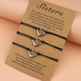 thumbnail image 5 of Pulseras a juego para mejores amigas, parejas, mujeres, adolescentes, niñas, joyería de amistad, 5 of 5