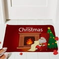 thumbnail image 7 of Up to 65% off maho Merry Christmas Entrance Door Mat, Happy New Year Low Tradition Christmas Decor Welcome Doormat, Non-Slip Carpet Rugs Floor Mat B on Clearance, 7 of 7