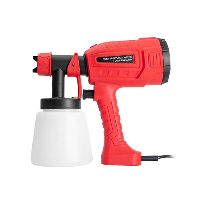 800ML Red Electric Tool Electric Paint Sprayer for Car Household Red Electric EU Plug