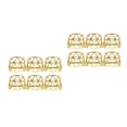 thumbnail image 3 of MLINS 12 pcs  Golden Napkin Rings Napkin Holders Serviette Buckle Wedding Napkin Rings Wedding Dinner Table, 3 of 8