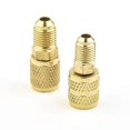 thumbnail image 3 of 2Pcs Brass R410A Adapter Female Male 5/16 SAE Quick Couplers To 1/4 SAE Flare Connection Adapter, 3 of 5