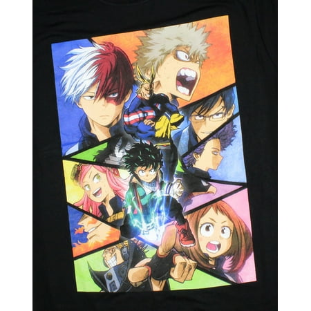 Bioworld - My Hero Academia Shirt Men's Character Poster T-Shirt - Walmart.com - Walmart.com