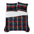 thumbnail image 5 of Truly Soft Cuddle Warmth Ivan Plaid 100% Microfiber Polyester  3 Piece Full/Queen Comforter Set, All Season, Adult Size, OEKO-TEX Certified, 5 of 10