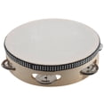 thumbnail image 5 of 2X 7 Inch Musical Tambourine Tamborine Drum Round Percussion Gift for KTV Party, 5 of 8