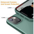thumbnail image 2 of DTTO iPhone 13 Case, Shockproof Silicone [Enhanced Camera and Screen Protection] , Midnight Green, 2 of 7