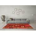thumbnail image 3 of Ahgly Company Indoor Square Southwestern Orange Country Area Rugs, 5' Square, 3 of 4