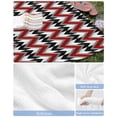 thumbnail image 6 of Black Red,Beach Towels Oversized Super Absorbent,Abstract Minimalist Geometric Lines Stripes Art Lightweight Bath Towel Quick Dry Sets For Bathroom/Pool/Rv Camping/Beach Play/Gym Room/Picnic 23"x47", 6 of 8