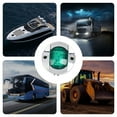 thumbnail image 1 of Round Marine Courtesy Navigation Lights For Pontoon Boats Kayaks And Yachts With Five Color Options, 1 of 3