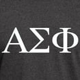 thumbnail image 3 of CafePress - Alpha Sigma Phi Greek Letters White T Shirt - Men's Classic Graphic Cotton T-Shirt, 3 of 4