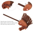 thumbnail image 3 of 70cm Height Plush Horse Stick Toy,  2 Sound Effect Outdoor Cute Expression Horse Stick, 3 of 7