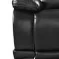 thumbnail image 4 of Leatherette Power Glider Recliner with Tufted Backrest, Black- Saltoro Sherpi, 4 of 5