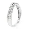 thumbnail image 4 of Vir Jewels 1/2 CTTW Lab Grown Diamond Wedding Band in Sterling Silver Female Adult, 4 of 8