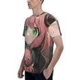 thumbnail image 6 of Mens Anya Forger Spy X 3d Print T-Shirt Crewneck Short Sleeve Tee Shirt, 6 of 7