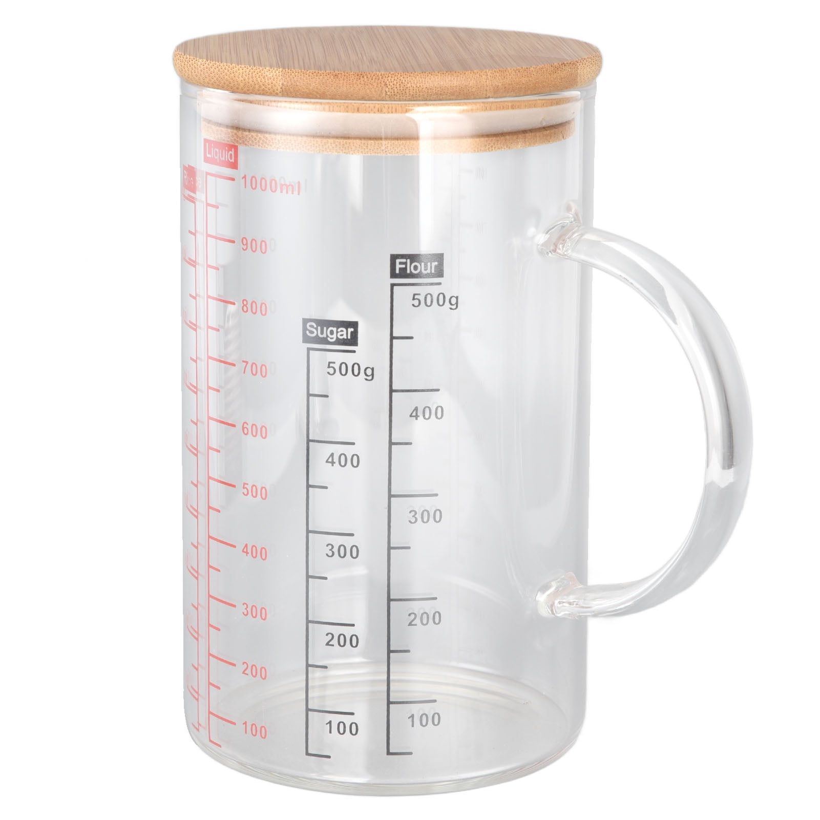 Glass Measuring Cup V-Shaped Nozzle Clear Scale Borosilicate Glass Coffee Cups