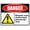 Warning Sign 1, variant on Danger Stay Away from My Barbeque Sign - 8"x12" Aluminum Tin Wall Decor Gift Sign, Serious Injury Or Death May Occur, Backyard BBQ, Outdoor Grill