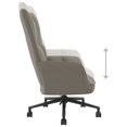 thumbnail image 3 of vidaXL Fauteuil Relax Pivotant d'Appoint Mobilier de Salon Velours, 3 of 6