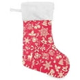 thumbnail image 6 of SKYSONIC Christmas Stocking Personalized Christmas Red Large Candy Stocking Hanging Gift Xmas Stockings Decoration 1 PC for Family Holiday Party Ornaments Decor Fireplace, 6 of 7