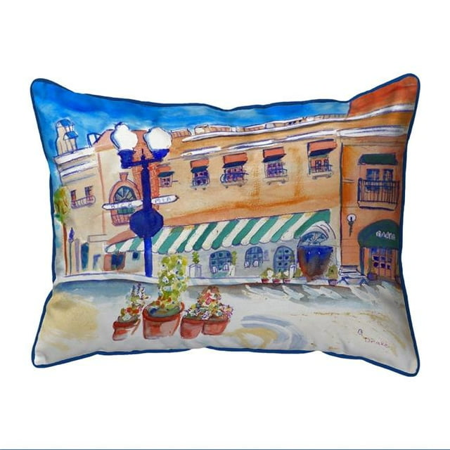 Betsy Drake SN962 11 x 14 Po Canal Ruepetit Oreiller Intérieur et Extérieur