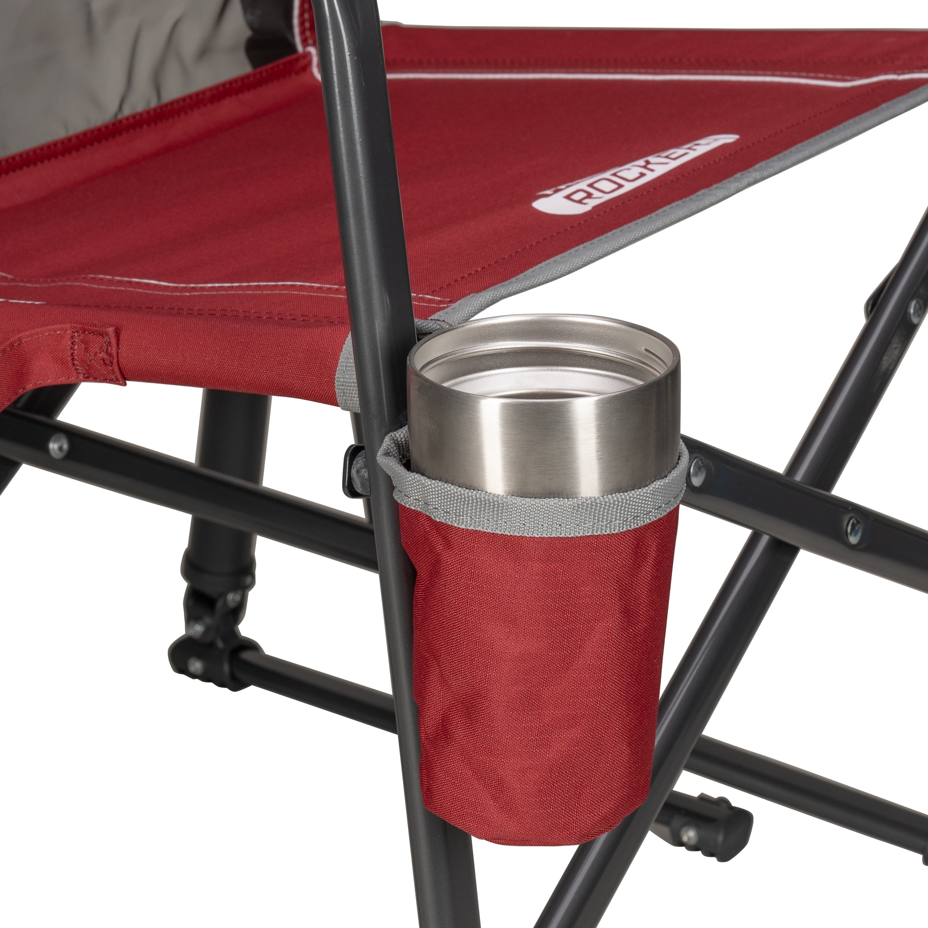 GCI Outdoor Freestyle Rocker Foldable Rocking Camp Chair, Cinnamon