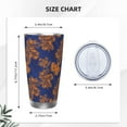 thumbnail image 4 of Goofa Golden Maple on Navy Blue for 20 oz Skinny Tumbler Stainless Steel Coffee Mug Slim Vacuum Insulated Travel Cup Car Cup-Without Straw, 4 of 8