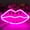 A, variant on FloHua Mothers Day Gifts LED neon sign night light lip light wall decoration Christmas Wedding