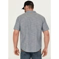 thumbnail image 4 of Hawx Work Gear Men's Chambray Short Sleeve Button-Down Stretch Work Shirt - HXSP24W65-LTBL, 4 of 4