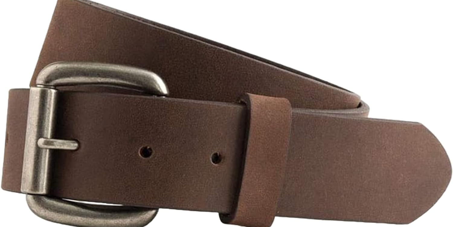 Giantsize Extra Long Belts For Big & Tall Men - Brown, 64 To 66 Inches, Adjustable Microfiber Leather Belt