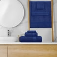 thumbnail image 4 of MyOwn Ultra Soft 8-Piece Towel Set - 100% Pure Ringspun Cotton, Contains 2 Oversized Bath Towels 27x54, 2 Hand Towels 16x28, 4 Wash Cloths 13x13 - Ideal for Everyday use, Hotel & Spa - Navy Blue, 4 of 6