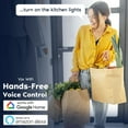 thumbnail image 4 of Luxrite 4 inch Square Smart LED Recessed Lighting, RGBW Color Changing, WiFi App and Voice Control, Alexa and Google Home, 4 of 7