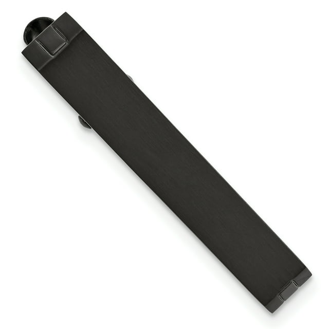 Barre de Cravate en Acier Inoxydable Plaqué Noir pour Papa Hommes pour Lui