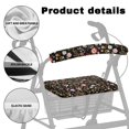 thumbnail image 5 of HELLHERO Hummingbird Flower Rollator Seat Back Cover and Rollator Walker Seat Covers for Unisex Removable Easy to Use for Seniors Adult, 5 of 7