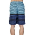 thumbnail image 2 of LELINTA Mens Swim Trunks Beach Board Shorts Bathing and Swimming Trunks for the Big And Tall Man with Elastic Waist Drawstring, Green/ Blue, 2 of 8