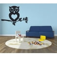 thumbnail image 3 of Cute Owl Bird Heart Birds Animal Tree Animals Cartoon Wall Sticker Art Decal for Girls Boys Room Bedroom Nursery Kindergarten House Fun Home Decor Stickers Wall Art Vinyl Decoration Size (18x20 inch), 3 of 3