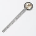 thumbnail image 2 of Marbled Elegant Vintage Silver Lace-Edged Bookmark: Reading Accessory for Book Lovers, 2 of 5