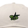 thumbnail image 2 of Dalix Olive Embroidered Cap Cotton Baseball Cute Cool Dad Hat Womens in Beige, 2 of 5