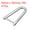Silver Tone, variant on Uxcell D-Rings Screw in Shackle, 4Pack 50mm Horseshoe U Shape D Ring for Bag DIY, Silver