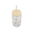 thumbnail image 5 of Just Feed Me by Jessie James Decker 4-Piece 18oz Embossed Lemon Can Sipper Tumbler with Straw Set, 5 of 9