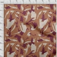 thumbnail image 4 of oneOone Velvet Brown Fabric Abstracts Craft Projects Decor Fabric Printed By The Yard 58 Inch Wide, 4 of 7