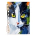 thumbnail image 2 of A5 Notebook, Single Back Sheet Printed on One Side, 60 Sheets An Oil Painting Cat, 2 of 8