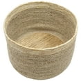 thumbnail image 3 of Northlight Set of 3 Twisted Weave and Zig Zag Sewn Seagrass Storage Baskets 16.5", 3 of 6