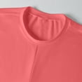 thumbnail image 5 of CIENVNSTG Womens Summer Daily Casual Tops Round Neck Cap Sleeve Cross Wrap Twist Front Ruched Slim Fit Stretchy Cropped Tank Shirts Watermelon Red S, 5 of 7