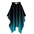 thumbnail image 2 of YanHoo Women's Hooded Cloak Gradient Color Cape Holiday Outwear Halloween Costumes Womens Witch Costume, 2 of 8